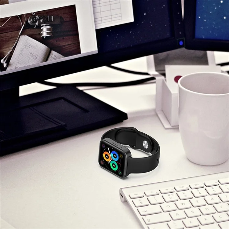 26mm Silicone Watch Bands Quick Release Replacement Straps for Meizu Watch - Black