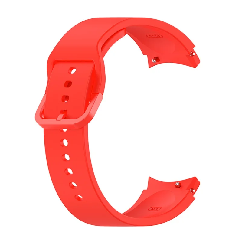 20mm Silicone Watch Bands Replacement Straps for Samsung Galaxy Watch6 40mm 44mm / Watch6 Classic 43mm 47mm / Watch 5 40mm 44mm / 5 Pro 45mm / Watch4 40mm 44mm - Red