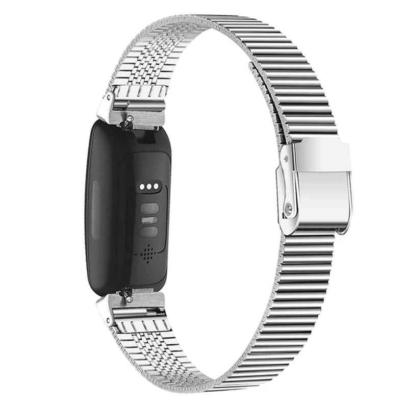 Stainless Steel Replacement Watch Band Wrist Strap for Fitbit Inspire 2 - Silver
