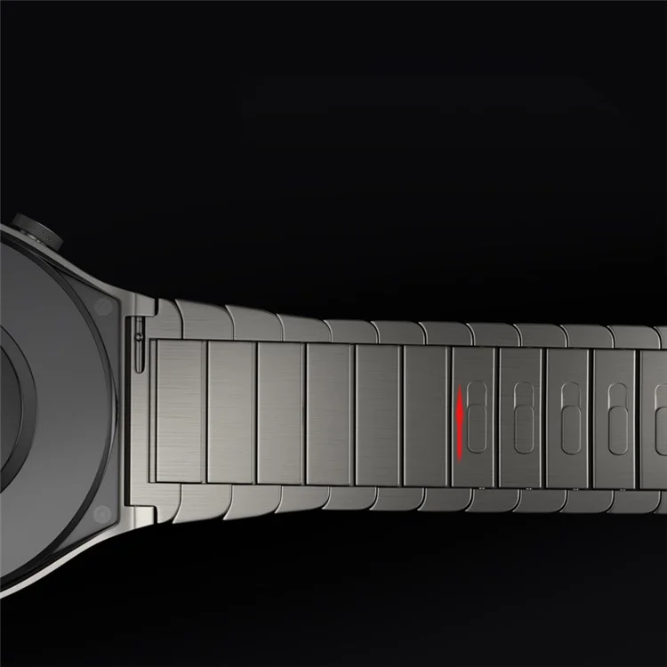 22mm Stainless Steel Quick Release Smart Watch Band Bracelet Strap Replacement for Huawei Watch GT 2 Pro Porsche - Grey
