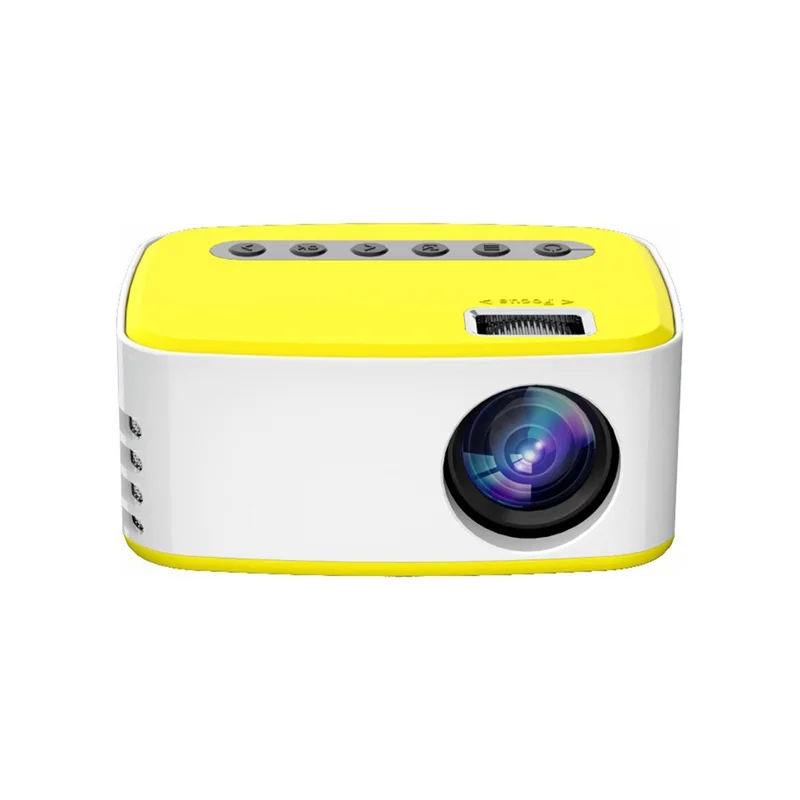 T20 Mini LED Projector 1080P High Definition Portable Home Theater Media Player - EU Plug