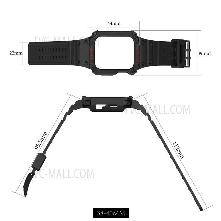Electroplating One-Piece Soft TPU Smart Watch Replacement Strap for Apple Watch Series 10 42mm / 9 8 7 41mm / 6 5 4 SE SE (2022) SE (2023) 40mm / 3 2 1 38mm - Midnight Green / Green