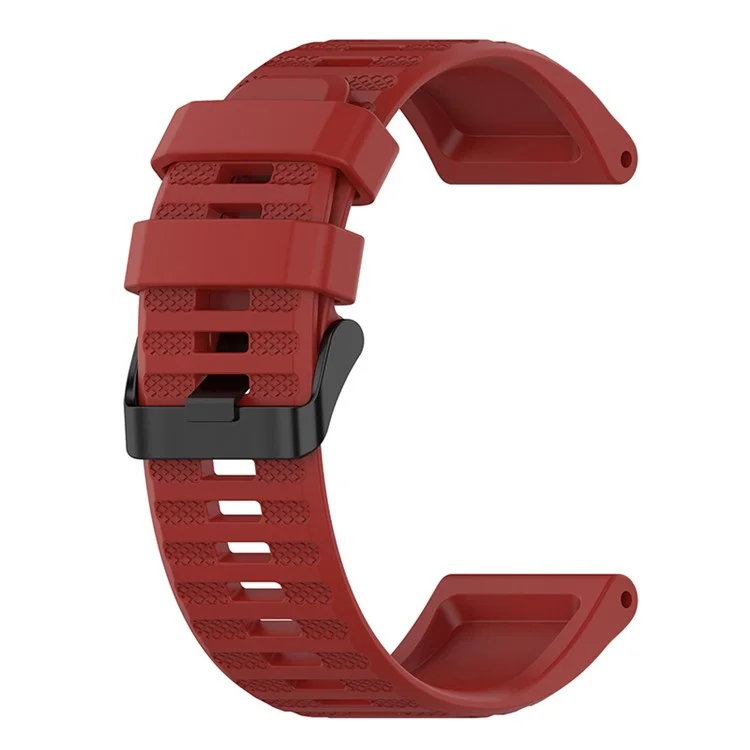 Bande de Montres en Silicone de 22 mm Avec Tournevis Pour Garmin Fenix ​​6 Gps / 6 Pro Gps / 6 Sapphire Gps / Garmin Fenix ​​5/5 Plus - Rouge