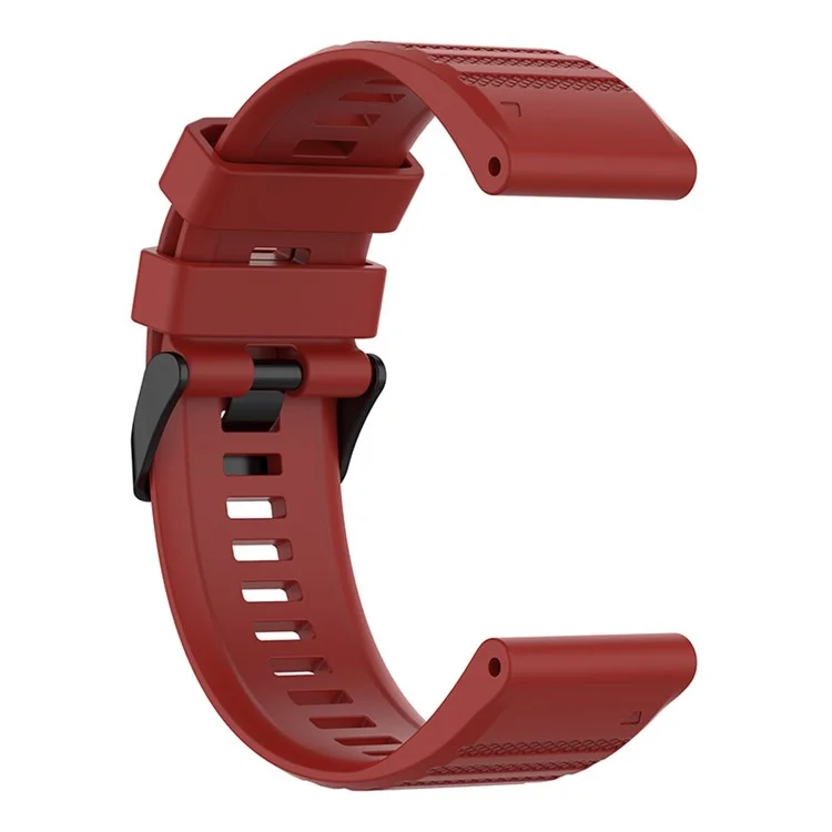 Bande de Montres en Silicone de 22 mm Avec Tournevis Pour Garmin Fenix ​​6 Gps / 6 Pro Gps / 6 Sapphire Gps / Garmin Fenix ​​5/5 Plus - Rouge