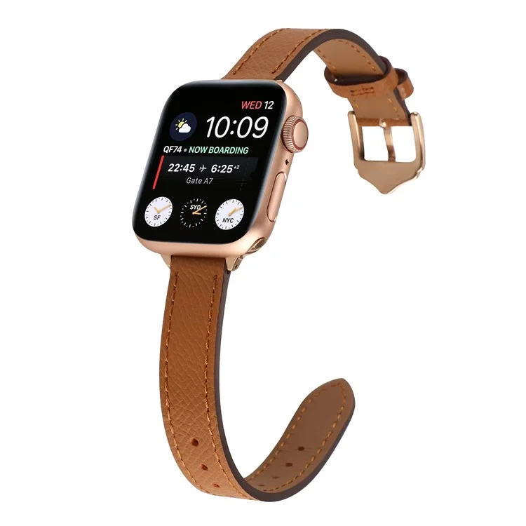 PU Leder Smart Watch Band Armband 14 mm Breite für Apple Watch Series 10 42 mm / 9 8 7 41 mm / 6 5 4 SE SE (2022) SE (2023) 40 mm / 3 2 1 38 mm - Stil 22