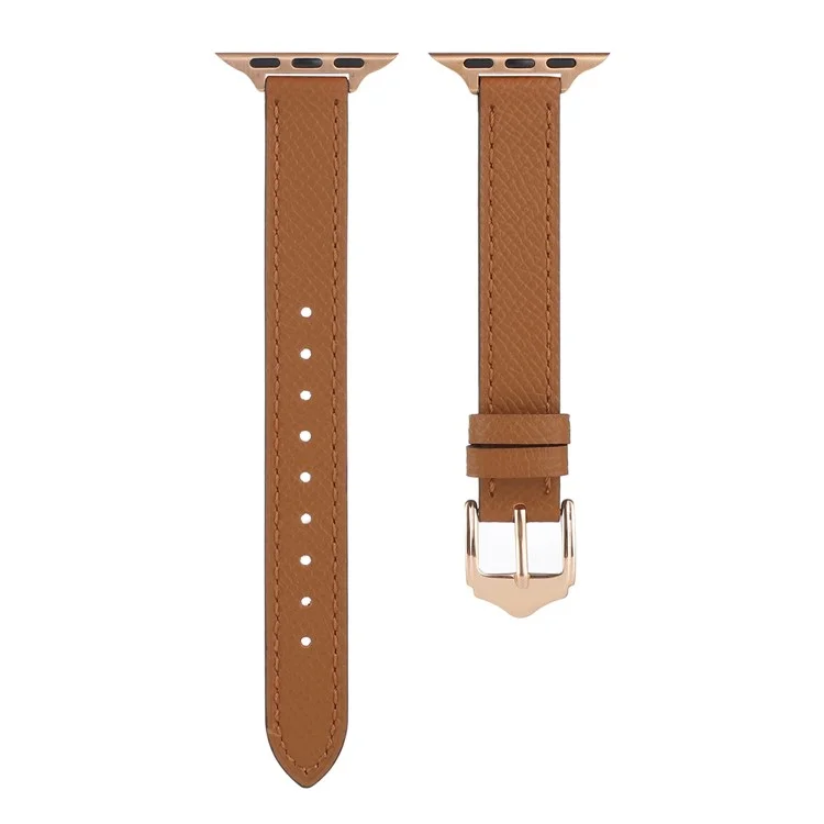 PU Leder Smart Watch Band Armband 14 mm Breite für Apple Watch Series 10 42 mm / 9 8 7 41 mm / 6 5 4 SE SE (2022) SE (2023) 40 mm / 3 2 1 38 mm - Stil 22