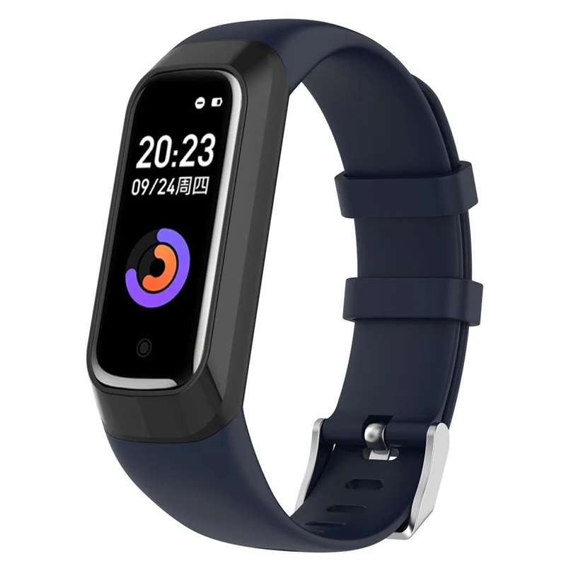 Quality Soft Silicone Watch Strap Watch Band Strap Replacement for Keep B2 - Navy Blue