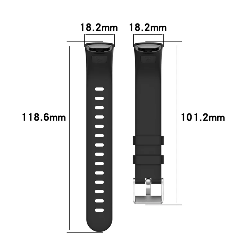 Quality Soft Silicone Watch Strap Watch Band Strap Replacement for Keep B2 - Navy Blue