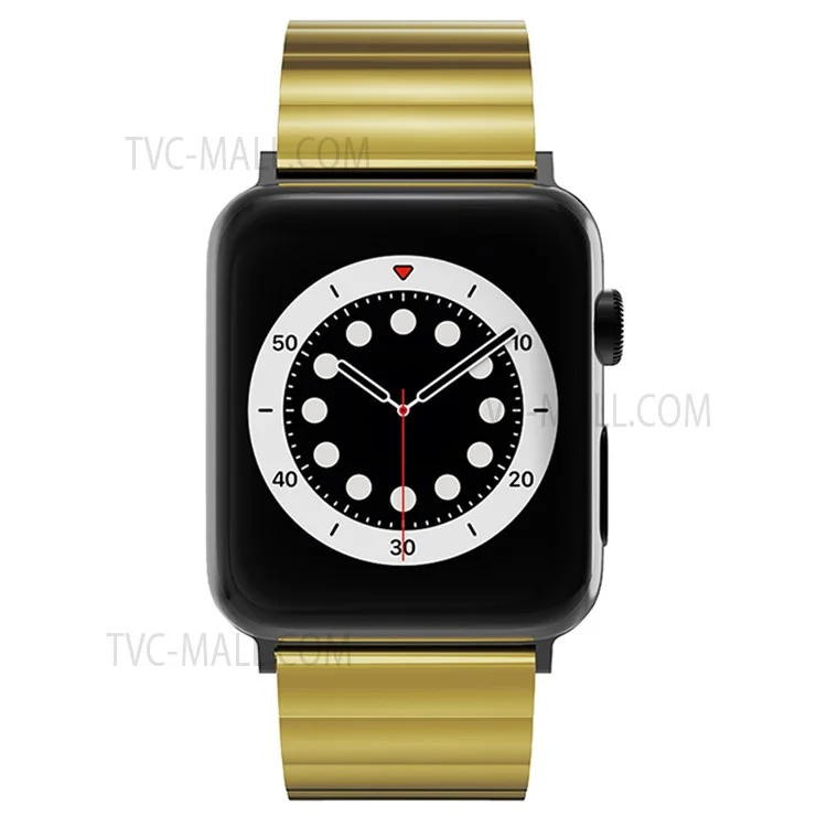 Bracelet de montre intelligent en métal Bracelet de remplacement pour Apple Watch Series 10 46mm / Ultra 2 Ultra 49mm / 9 8 7 45mm / SE (2023) SE (2022) SE 6 5 4 44mm / 3 2 1 42mm - Or