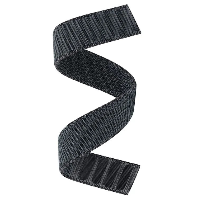 Cinturino in nylon morbido da 22 mm con chiusura a strappo per Garmin Fenix 6X Pro/Fenix 5 Plus - Grigio