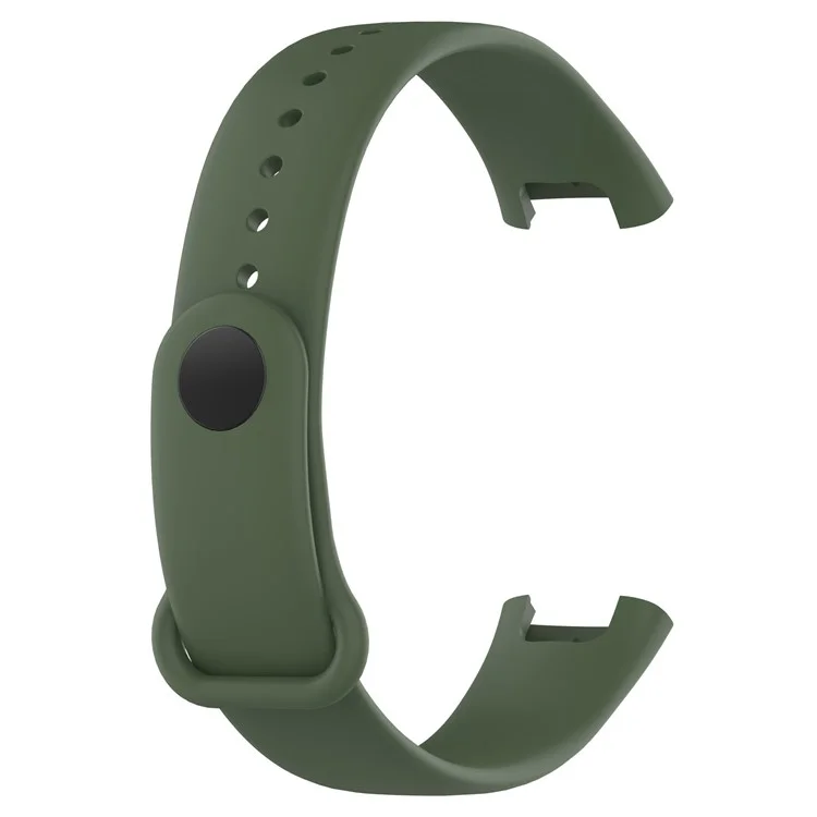 Silikon Wasserdichtes Weichwächter Armband Mit Schnalle Für Xiaomi Redmi Smart Band Pro - Mitternacht Grün