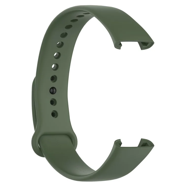 Silikon Wasserdichtes Weichwächter Armband Mit Schnalle Für Xiaomi Redmi Smart Band Pro - Mitternacht Grün