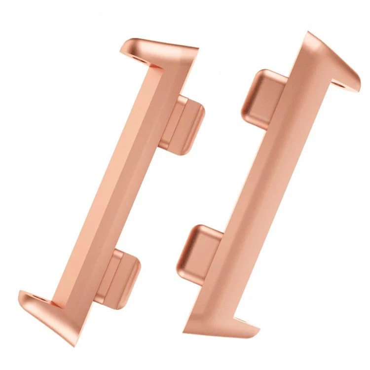 1 Paio di Coppie da 20 mm in Acciaio Inossidabile Connettore di Orologio Sostituzione Dell'adattatore Per Orologio Oppo 2 42 mm - Oro Rosa