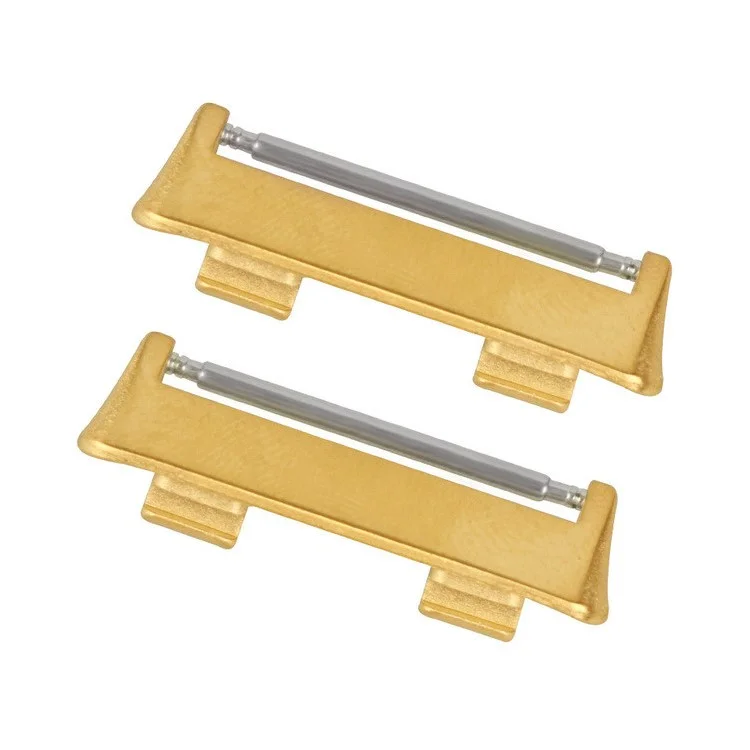 1 Paar 22mm Uhrengurtband Edelstahlanschluss Adapter Ersatz Für Oppo Watch 2 46 Mm/oppo Uhr 46mm - Gold