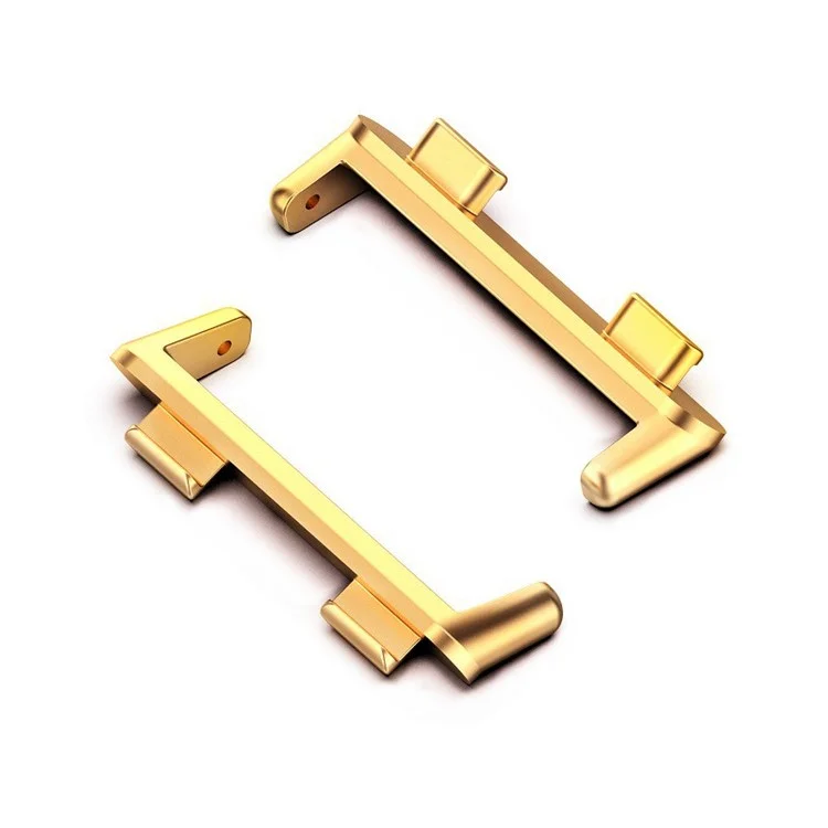 1 Paar 22mm Uhrengurtband Edelstahlanschluss Adapter Ersatz Für Oppo Watch 2 46 Mm/oppo Uhr 46mm - Gold