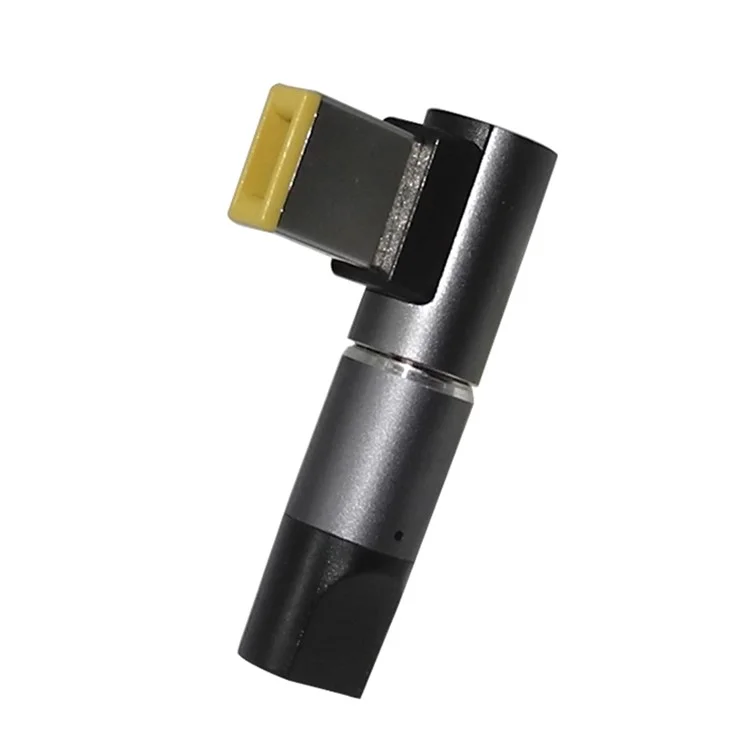 For Lenovo ThinkPad 100W Magnetic Type-C Female to Square Male Plug Laptop Charging Converter Adapter