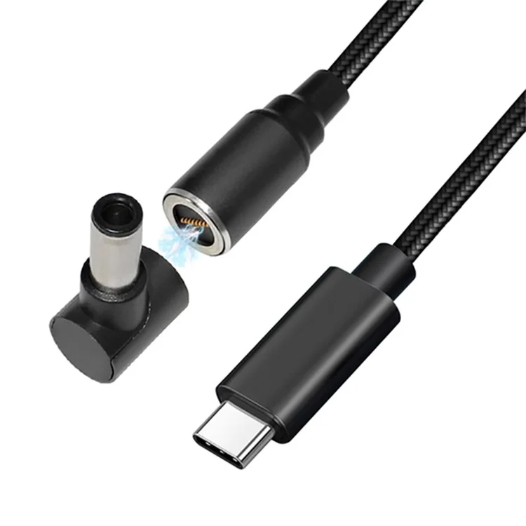 USB-C на 6.0x3.7мм для ноутбука Asus, магнитный адаптер питания 100 Вт с кабелем быстрой зарядки USB-C 1,8 м с 8-контактным разъемом для ноутбуков