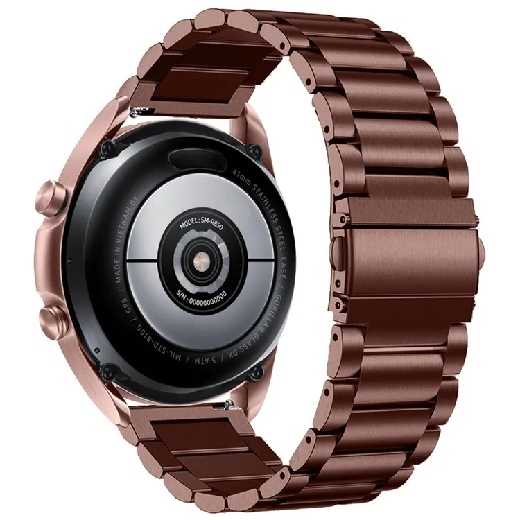 Pour Huami Amazfit Bip 1s / Amazfit GTR 42mm / Gts / Bip Lite 20 mm Sobroche de Montre en Acier Inoxydable - Bronze