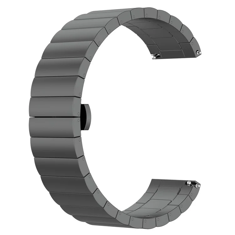 For Huawei Watch Fit Mini 16mm Stainless Steel Watchband Smart Watch Strap Replacement - Grey