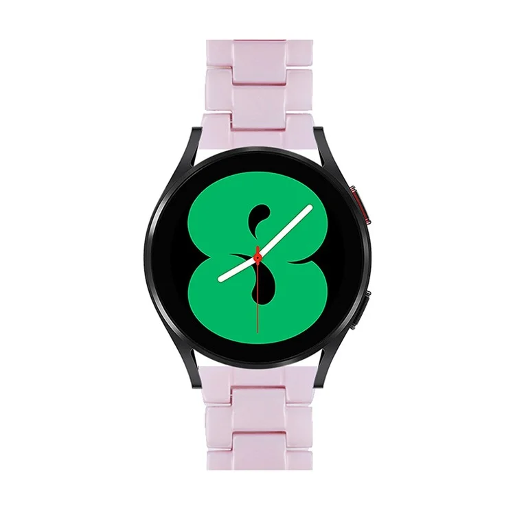 Banda di Orologi in Resina da 20 mm Per Huawei Watch 2/Watch GT 2 42mm, Cinturino di Ricambio in Acciaio Inossidabile - Viola Chiaro