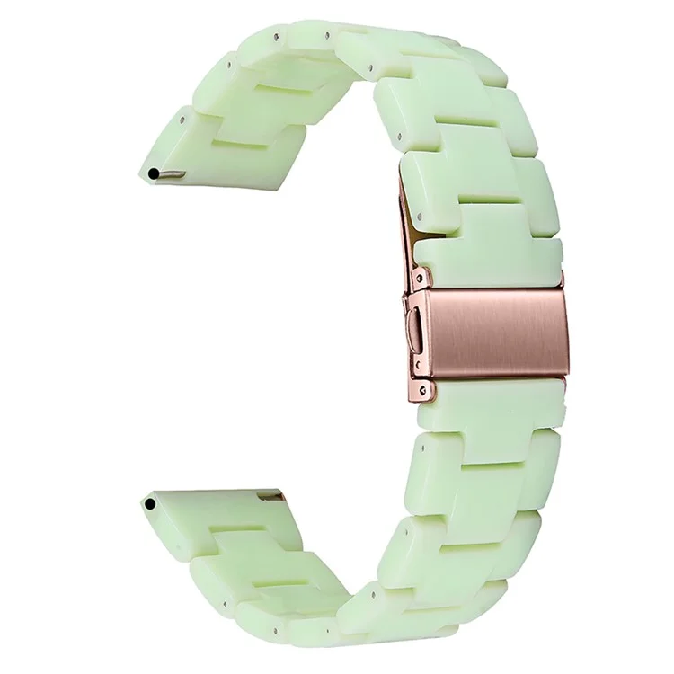 For Huami Amazfit Bip S/GTR 42mm/GTS/Bip Lite 20mm Watch Strap Replacement Resin Wrist Band - Avocado Green