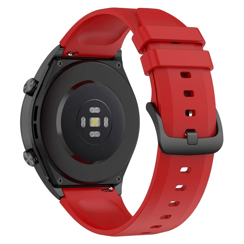 Para Xiaomi Watch S1 Correa de reloj de silicona de 22 mm, repuesto de correa de reloj - Rojo