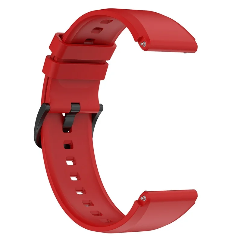 Para Xiaomi Watch S1 Correa de reloj de silicona de 22 mm, repuesto de correa de reloj - Rojo