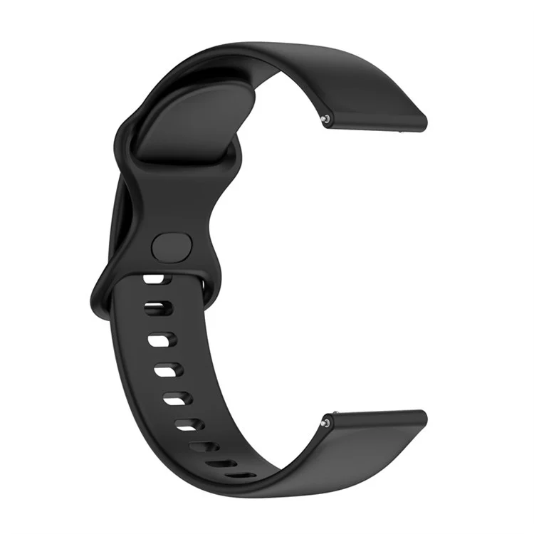 Для Huawei Watch GT 3 46мм/Watch GT 2 46мм/Watch GT Runner Силиконовый ремешок для часов 22 мм Регулируемый ремень для запястья - Черный