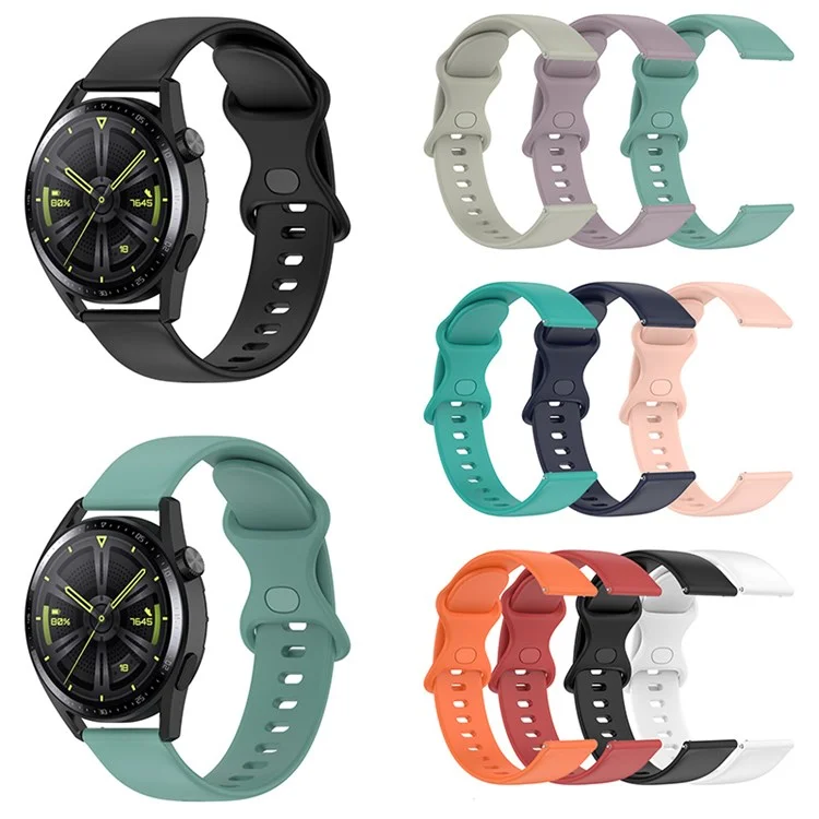 Для Huawei Watch GT 3 46 Мм/часы GT 2 46 Мм/watch GT Runner Силиконовая Часовая Полоса 22 мм Регулируемая Замена Запястья. - Чирок