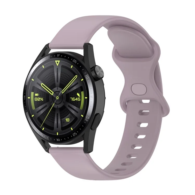 Для Huawei Watch GT 3 46 Мм/часы GT 2 46 Мм/watch GT Runner Силиконовая Часовая Полоса 22 мм Регулируемая Замена Запястья. - Пурпурный