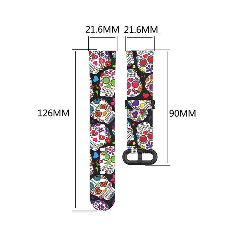 For Xiaomi Redmi Watch 2 Lite Pattern Printed Watchband Adjustable Silicone Smart Watch Strap - Camouflage Grey