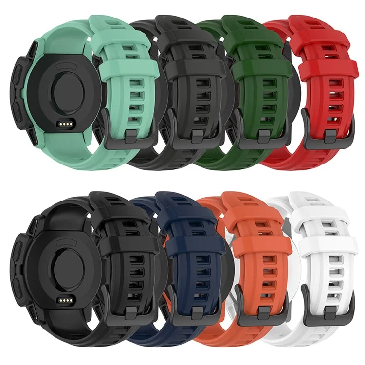 Per Garmin Instinct 2S Silicone Watch Band 20mm Quick Release Delit Cless With Fibbia Per Sports Watch - Verde