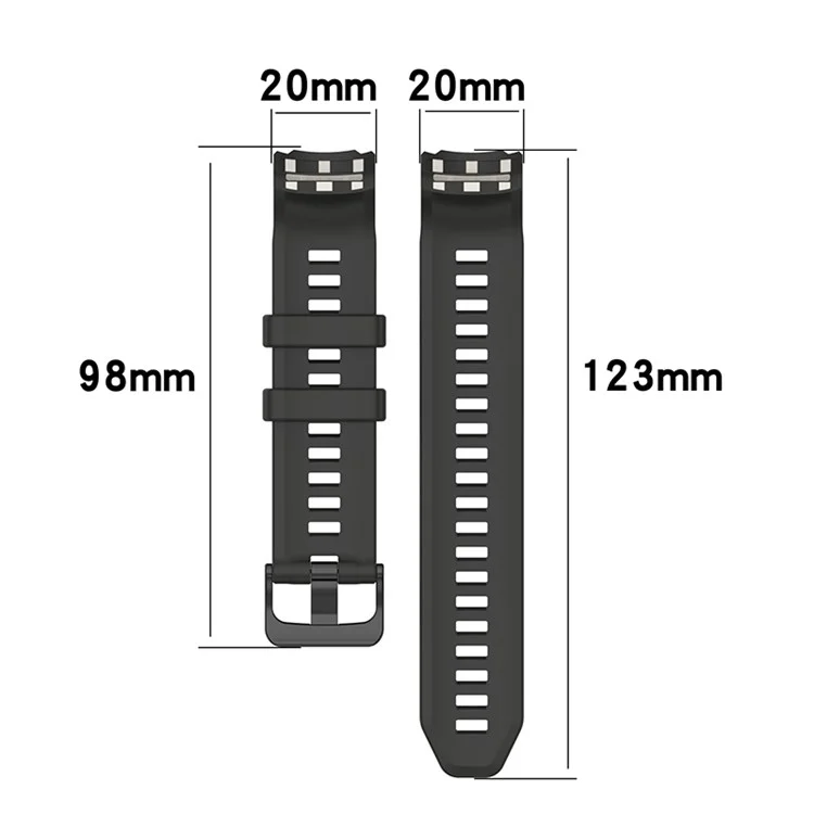 Per Garmin Instinct 2S Silicone Watch Band 20mm Quick Release Delit Cless With Fibbia Per Sports Watch - Verde