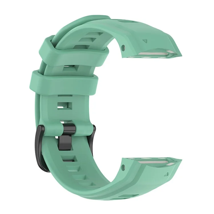 For Garmin Instinct 2S Silicone Watch Band 20mm Quick Release Wrist Strap with Buckle for Sports Watch - Green