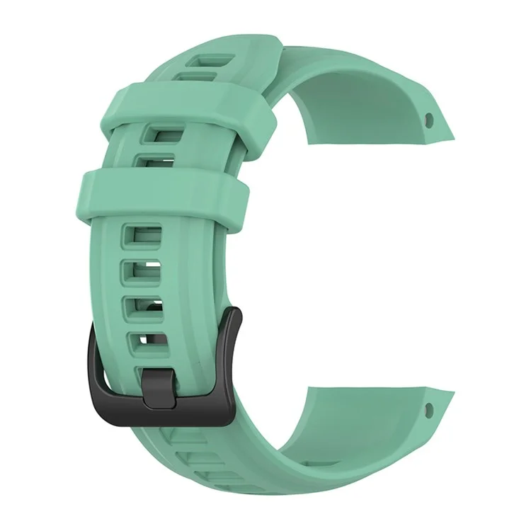 For Garmin Instinct 2S Silicone Watch Band 20mm Quick Release Wrist Strap with Buckle for Sports Watch - Green