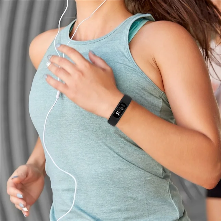 Für GarminSmart 5 stoßfester, spezieller strukturierter Silikon-Schnellverschluss-Uhrenarmband-Ersatzriemen, Größe S - Weiß