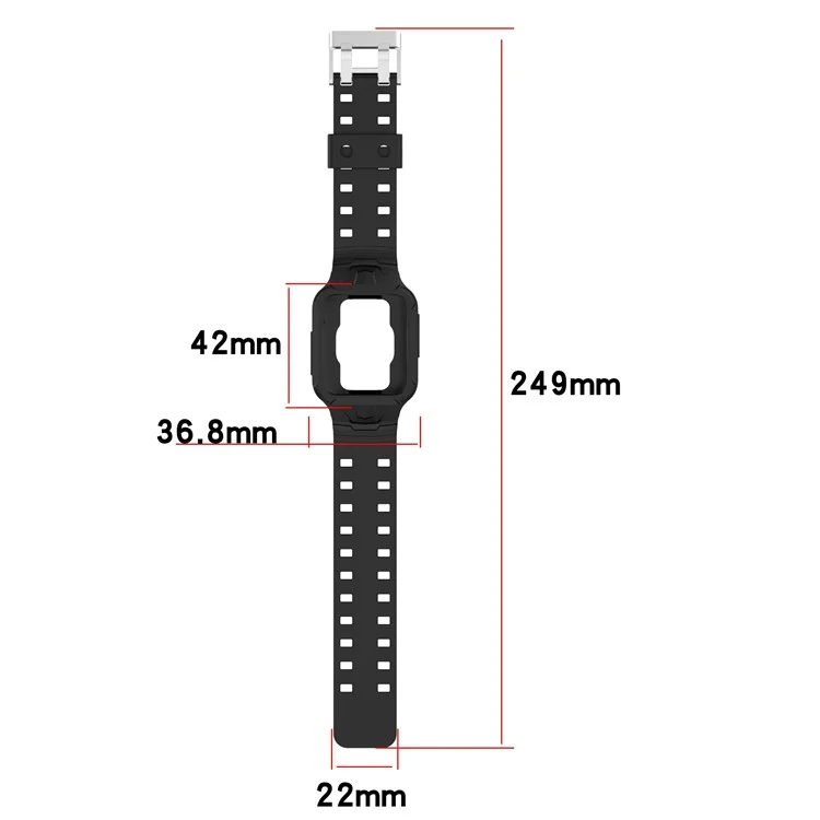 Per Xiaomi Redmi Watch 2 Lite/Mi Watch Lite2/Lite1 Silicone Universal Watch Brist Cless Sports Sports Watch Quick Release Watch Band Case Con Fibbia - Bianca