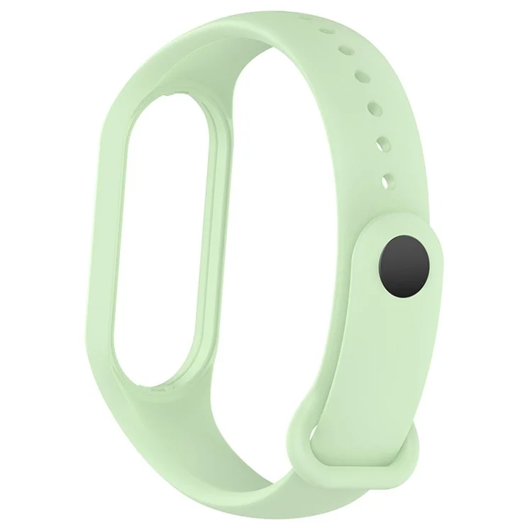 For Xiaomi Mi Band 7/6/5 TPU Watch Band Quick Release Wrist Strap for Sports Watch Replacement Accessories - Matcha Green