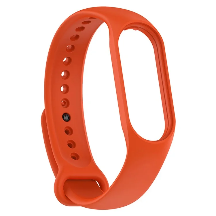 Pour Xiaomi Mi Band 7/6/5 TPU Watch Band Strap de Vignement à la Servie Pour Les Accessoires de Remplacement de Sports - Rouge