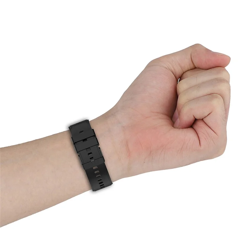 For Samsung Watch Heart-S / Heart-L / Galaxy Watch6 40mm 44mm / Watch6 Classic 43mm 47mm / Watch 5 40mm 44mm / 5 Pro 45mm / Watch4 40mm 44mm Replacement Watch Strap 20mm Silicone Watch Band - Wine Red