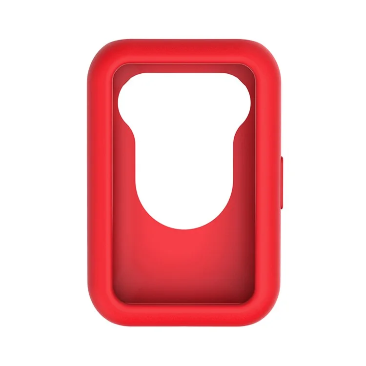 Silicone Watch Band Para el Ajuste de Reloj Huawei, Correa de Muñeca Ajustable de Reemplazo + Estuche de Reloj Anti-scratch - Rojo
