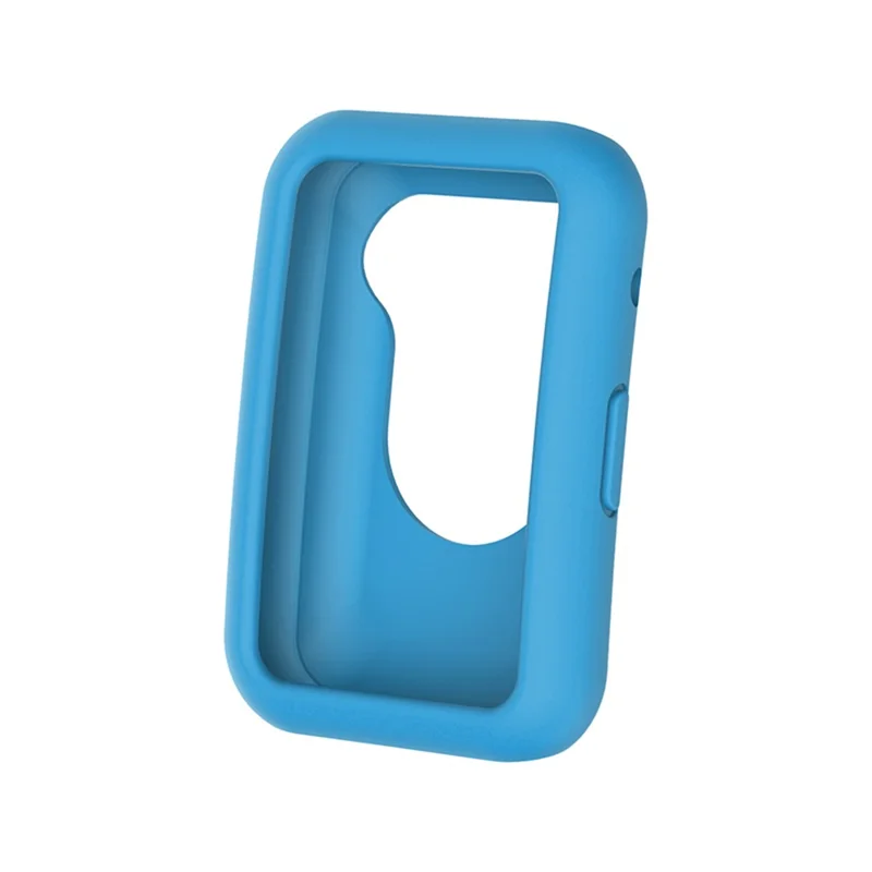 Silicone Watch Band for Huawei Watch Fit, Replacement Adjustable Wrist Strap + Anti-scratch Watch Case - Sky Blue