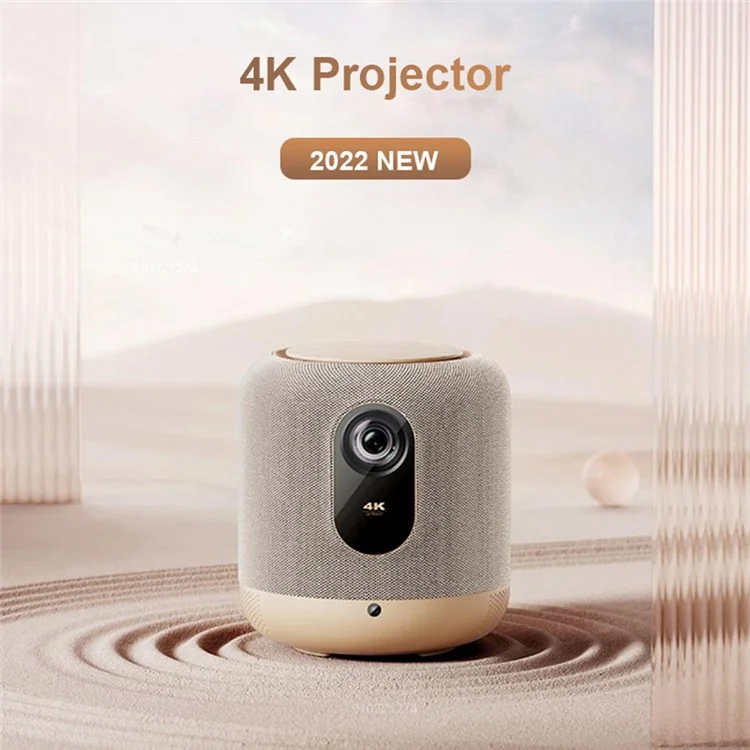 Xiaomiyoupin Fengmi V10 4K Ultra HD Projecteur Projecteur Sans Capteur Avec Écran de Support de Haut-parleur Évitement Des Obstacles Intelligents (plug Cn)