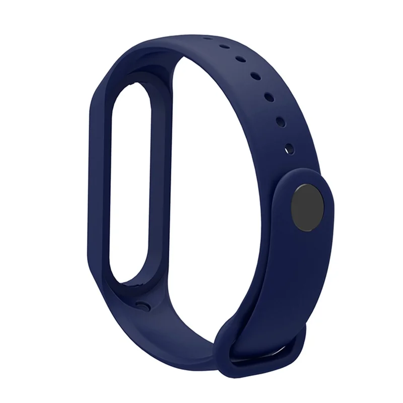 Soft TPU Watch Band for Xiaomi Mi Band 7, Adjustable Wrist Strap Bracelet Replacement - Midnight Blue