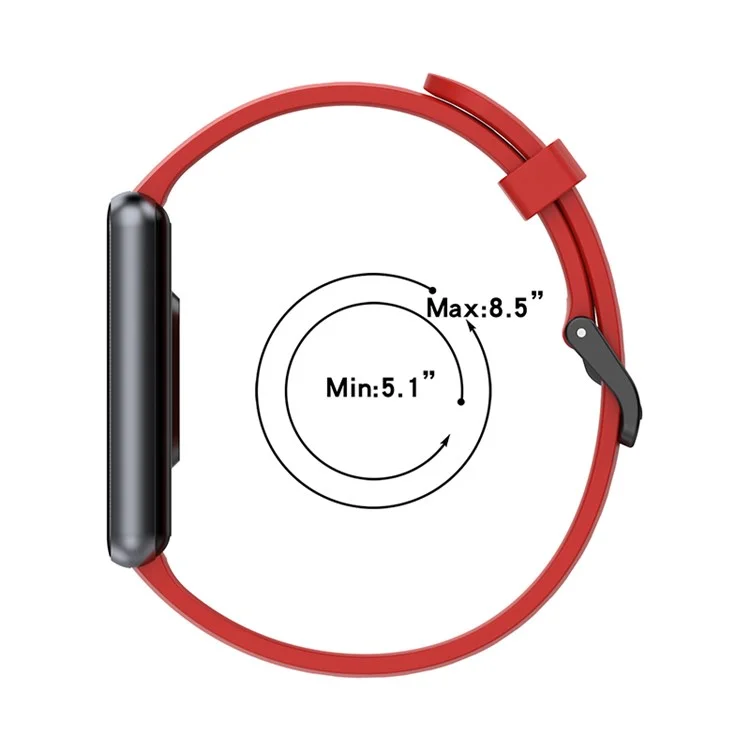 Bracelet de montre intelligent en silicone doux pour Realme Band 2, bracelet de remplacement réglable avec boucle épingle - Beige