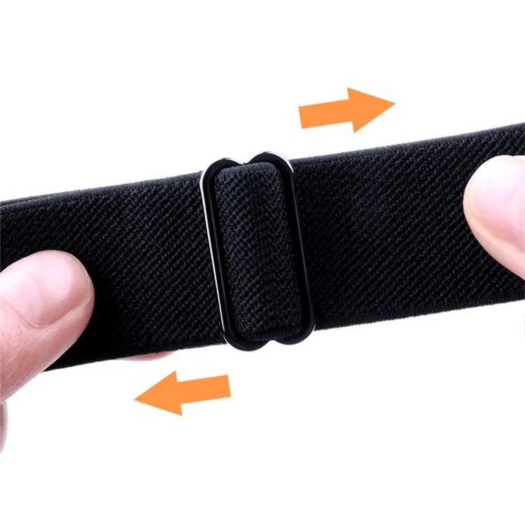 Para Huawei Band 7 Pulseira de Relógio Boho Elástica Ajustável Pulseira de Nylon de Substituição - Verde