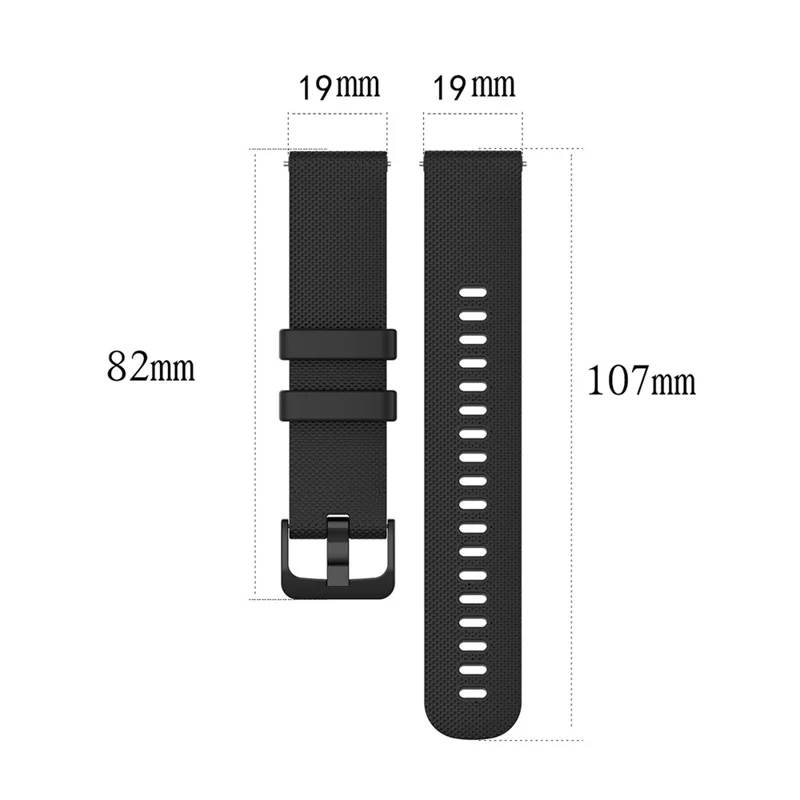 For Xiaomi Haylou Solar LS01 / ID205 / Willful SW021 Universal Grid Texture Silicone Watchband Replacement - Teal