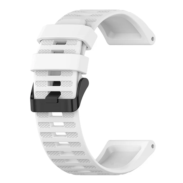 For Garmin Forerunner 955 / Forerunner 945 / Forerunner 935 / Descent G1 Silicone Replacement Band 22mm Sports Strap Wristband with Screwdrivers - White