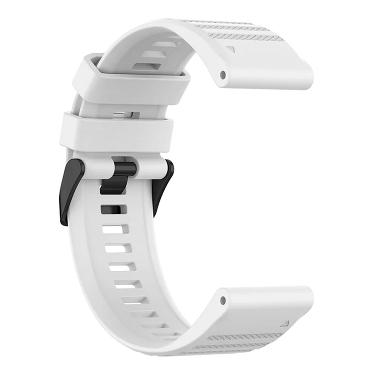 For Garmin Forerunner 955 / Forerunner 945 / Forerunner 935 / Descent G1 Silicone Replacement Band 22mm Sports Strap Wristband with Screwdrivers - White