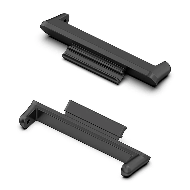 1 Par de Adaptadores de Reloj para Huawei Watch Fit 2, Accesorio de Banda de Reloj Conector de Metal - Negro